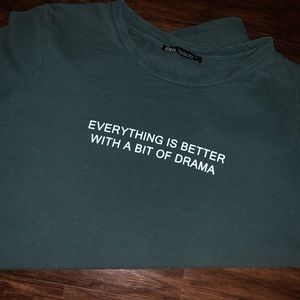 Dark green Tee